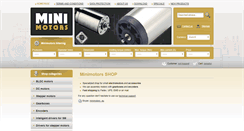 Desktop Screenshot of minimotors.eu